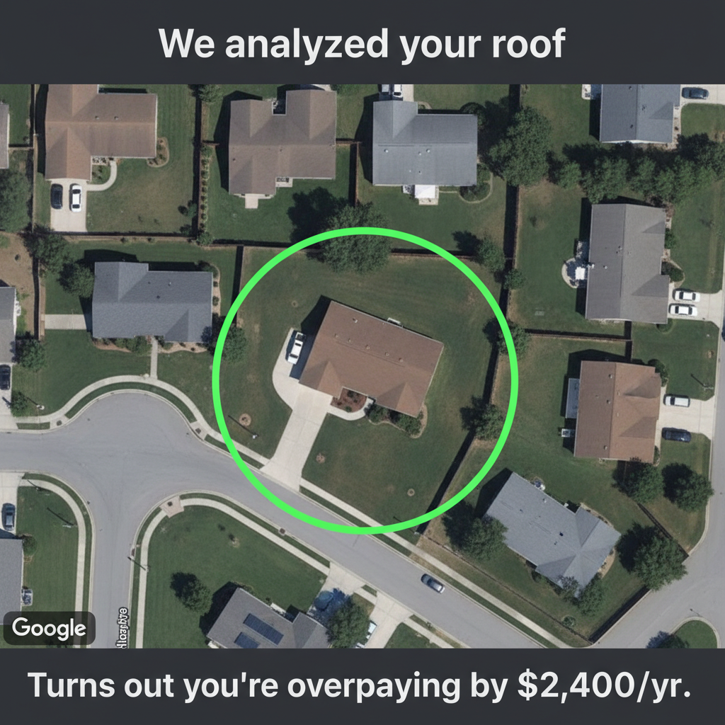 Satellite roof analysis